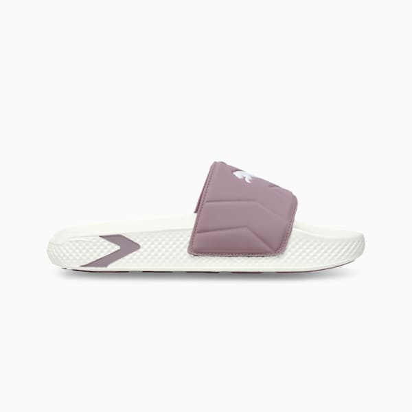 SoftridePro Leadpuff Women's Sandal, Warm White-Elderberry-Raisin, extralarge-IND