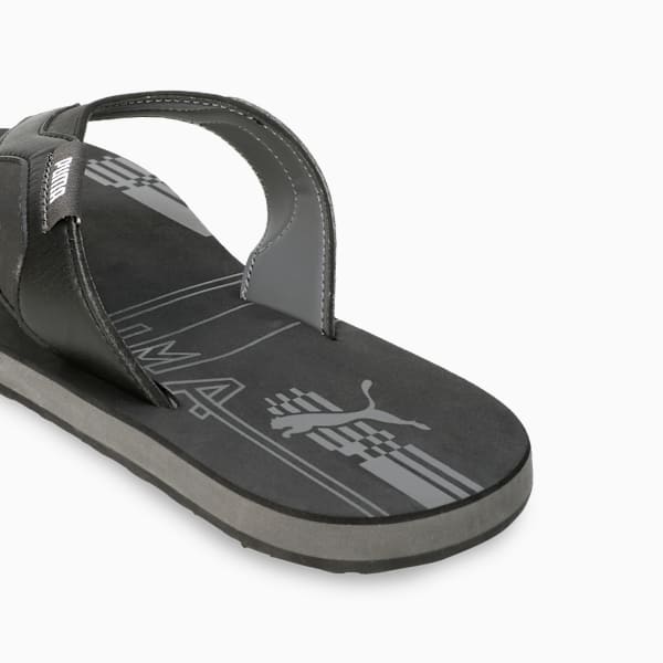 PUMA Plutoid V1 Men's Adjustable Swimming Sandals, PUMA Black-Cool Dark Gray-PUMA White, extralarge-IND