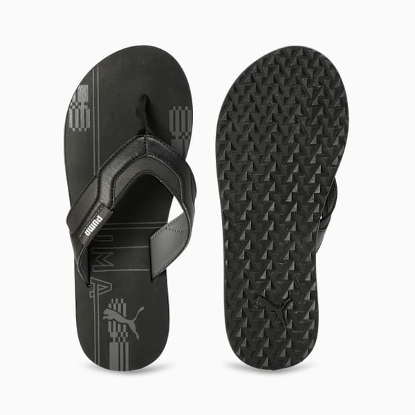PUMA Plutoid V1 Men's Adjustable Swimming Sandals, PUMA Black-Cool Dark Gray-PUMA White, extralarge-IND