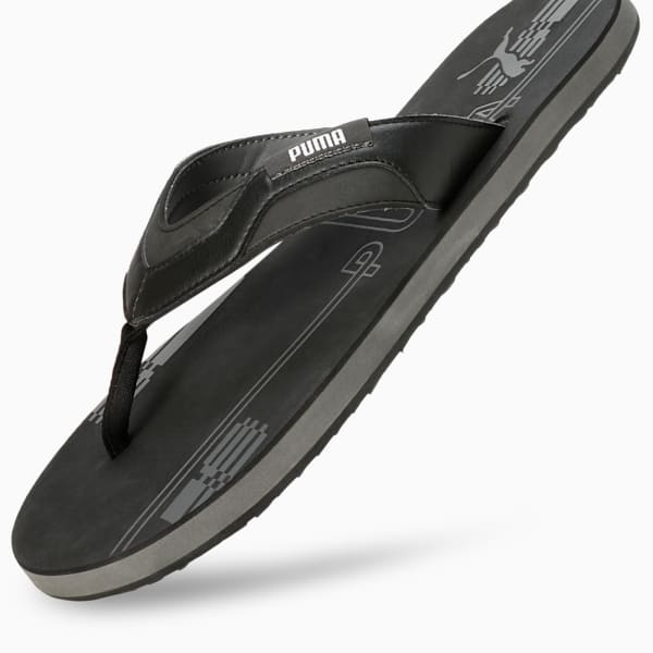 PUMA Plutoid V1 Men's Adjustable Swimming Sandals, PUMA Black-Cool Dark Gray-PUMA White, extralarge-IND