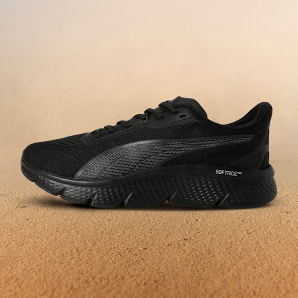 Softride Pro Dynamic Flex Men's Sports Shoes, PUMA Black-Flat Dark Gray-Flat Medium Gray, extralarge-IND