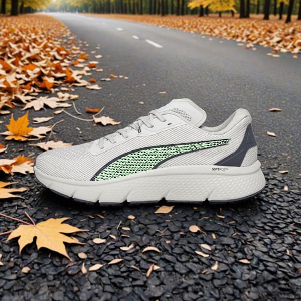 Softride Pro Dynamic Flex Men's Comfort Running Shoes, Glacial Gray-Galactic Gray-Fizzy Apple, extralarge-IND