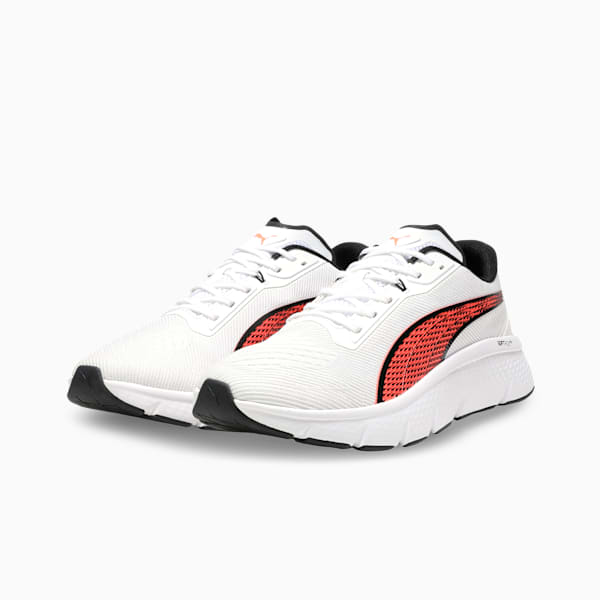 Softride Pro Dynamic Flex Men's Sports Shoes, PUMA White-Vapor Gray-PUMA Black, extralarge-IND