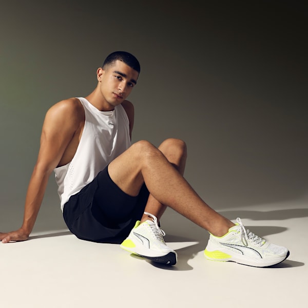 Hyperglide X FusionLite Everyday Running Shoes, Electric Lime-PUMA White-PUMA Black, extralarge-IND
