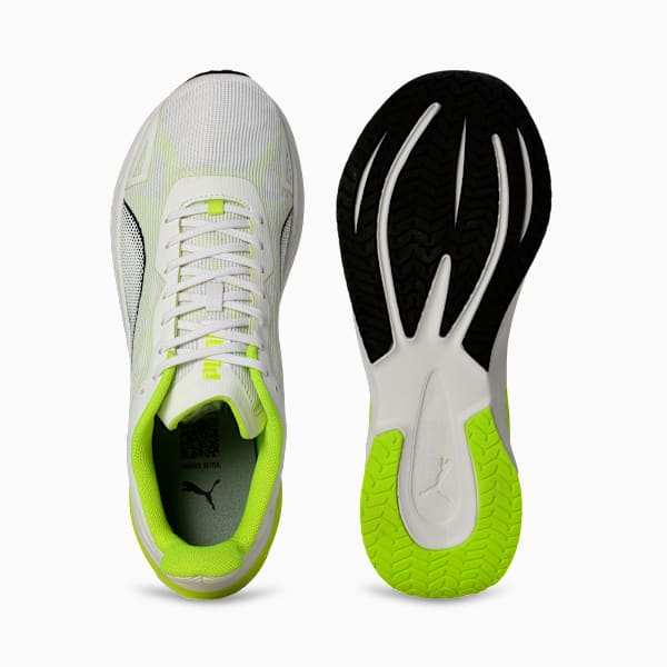 Hyperglide X FusionLite Everyday Running Shoes, Electric Lime-PUMA White-PUMA Black, extralarge-IND