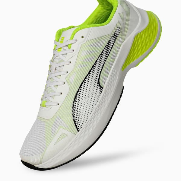 Hyperglide X FusionLite Everyday Running Shoes, Electric Lime-PUMA White-PUMA Black, extralarge-IND
