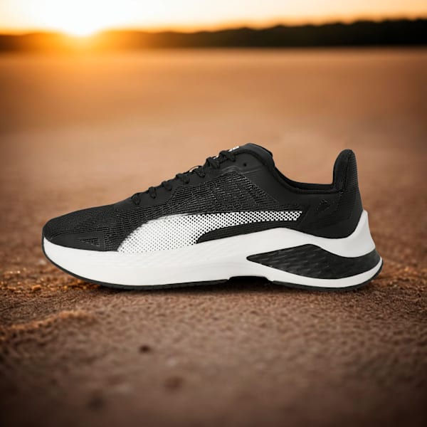 Hyperglide X FusionLite Everyday Running Shoes, PUMA Black-PUMA White, extralarge-IND