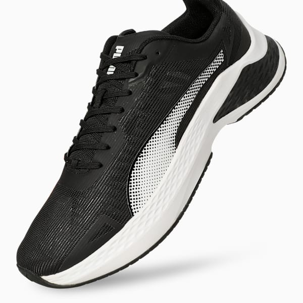Hyperglide X FusionLite Everyday Running Shoes, PUMA Black-PUMA White, extralarge-IND