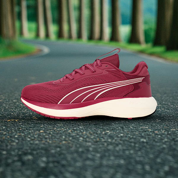 Galaxis Pro Women's Performance Boost Running Shoes, Port-Warm White, extralarge-IND