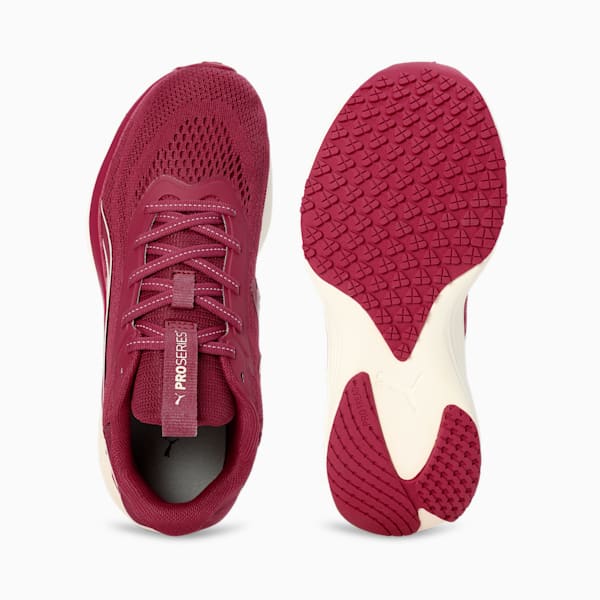 Galaxis Pro Women's Performance Boost Running Shoes, Port-Warm White, extralarge-IND