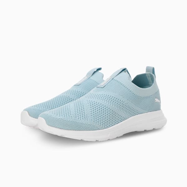 Cirque Slip-On Women's Shoes, Silver Sky-PUMA White, extralarge-IND