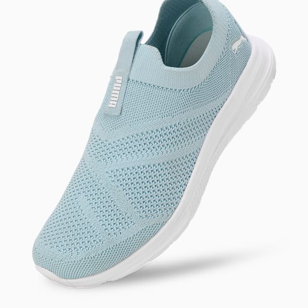 Cirque Slip-On Women's Shoes, Silver Sky-PUMA White, extralarge-IND