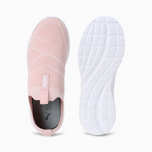 Cirque Slip-On Women's Shoes, Rose Quartz-PUMA White, extralarge-IND