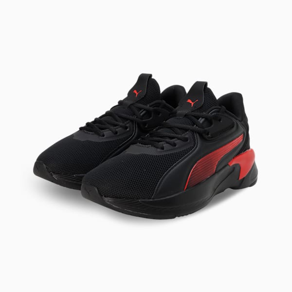 Softride Premier Ombre Running Shoes, Puma Black-High Risk Red, extralarge-IND