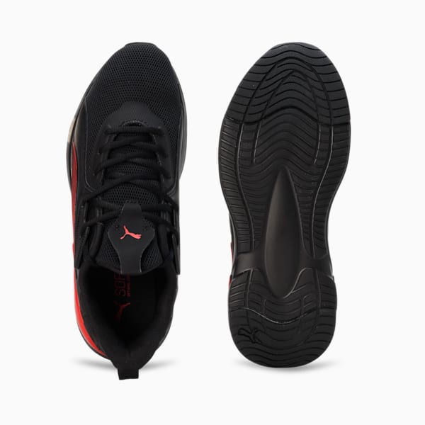Softride Premier Ombre Running Shoes, Puma Black-High Risk Red, extralarge-IND