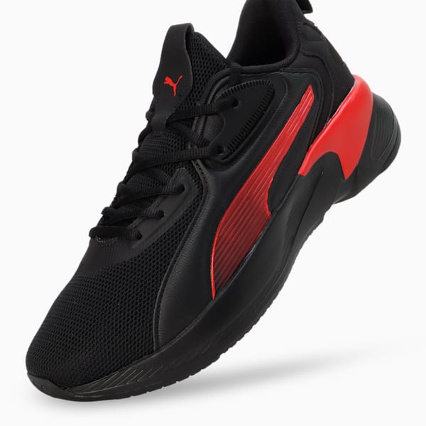 Softride Premier Ombre Running Shoes, Puma Black-High Risk Red, extralarge-IND
