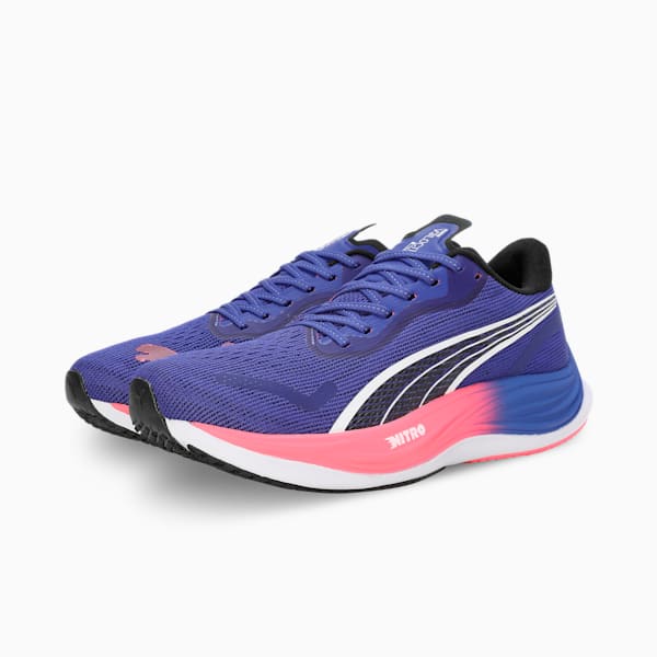 Velocity NITRO™ 3 Res Men's Running Shoes, Lapis Lazuli-Sunset Glow, extralarge-IND