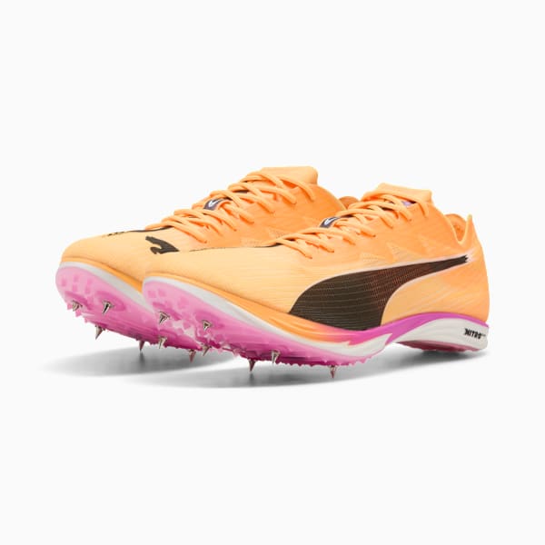 ユニセックス ランニング ミッドディスタンス ニトロ エリート 3 陸上スパイク, Sun Stream-Pure Magenta-PUMA Black, extralarge-JPN