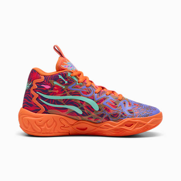 Tenis de básquet MB.04 Creativity Pack juvenil, Dark Amethyst-Orange Glow-Poison Pink-Electric Peppermint, extralarge