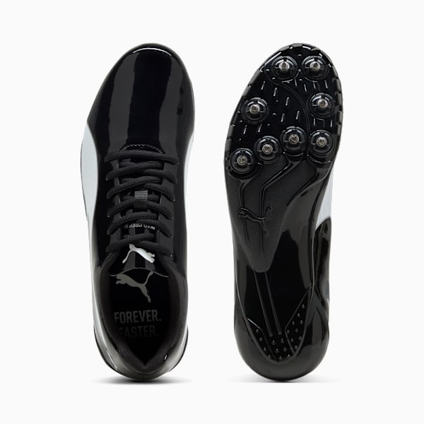 Prep Sprint 3.5 Spikes Unisex, PUMA Black-PUMA White-PUMA Silver, extralarge