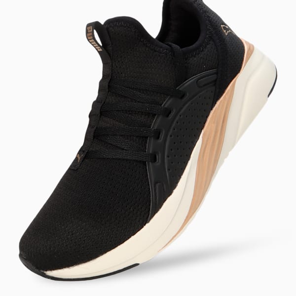 Softride Sophia 2 Women's Running Shoes, PUMA Black-PUMA Gold-Warm White, extralarge-IND