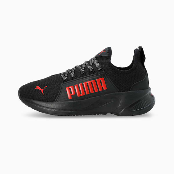 Softride Premier Res Men's Slip-On Shoes, PUMA Black-For All Time Red-Cool Dark Gray, extralarge-IND