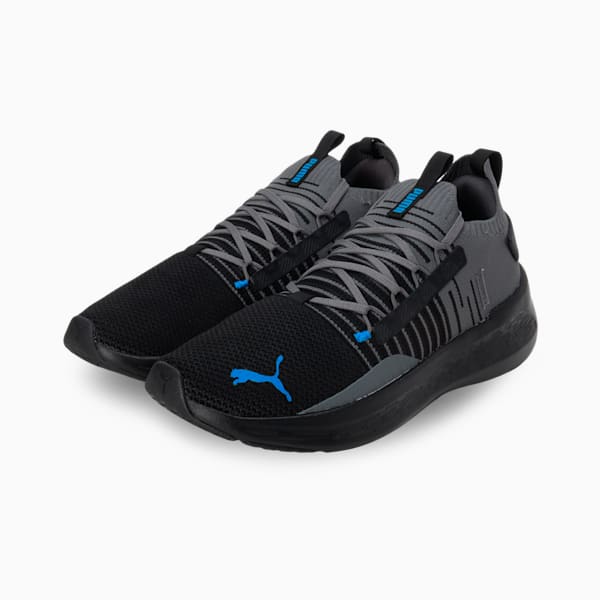 Softride Symmetry Fuzion Res Running Shoes, PUMA Black-Cool Dark Gray-PUMA Team Royal, extralarge-IND