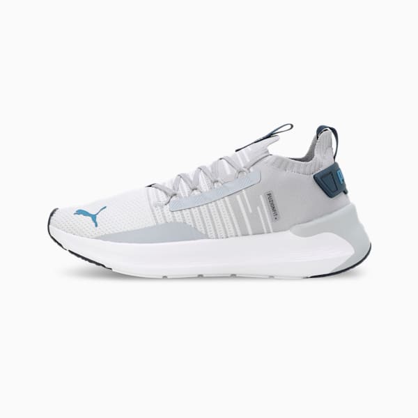 Softride Symmetry Fuzion Running Shoes, Gray Fog-Silver Mist-Blue Horizon, extralarge-IND