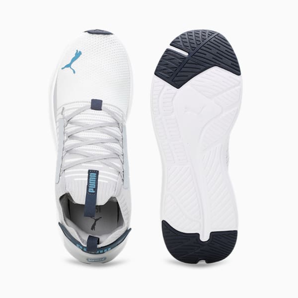 Softride Symmetry Fuzion Running Shoes, Gray Fog-Silver Mist-Blue Horizon, extralarge-IND