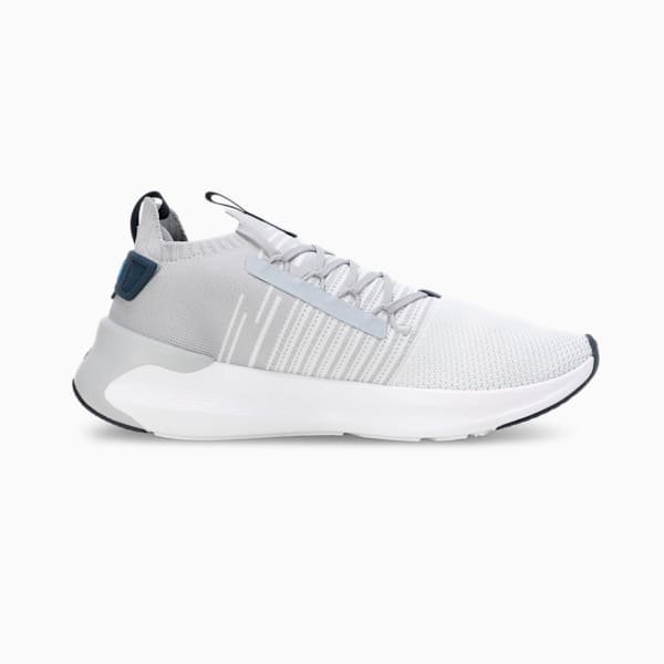 Softride Symmetry Fuzion Running Shoes, Gray Fog-Silver Mist-Blue Horizon, extralarge-IND