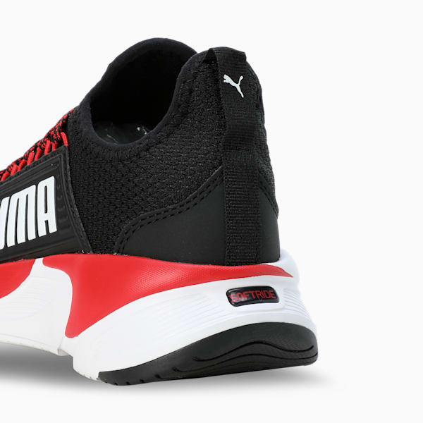 Softride Premier Res Youth Slip-On Running Shoes, PUMA Black-For All Time Red-PUMA White, extralarge-IND