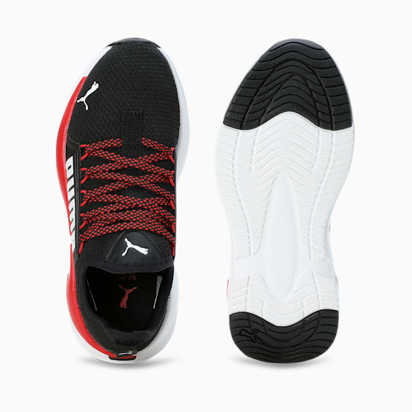 Softride Premier Res Youth Slip-On Running Shoes, PUMA Black-For All Time Red-PUMA White, extralarge-IND