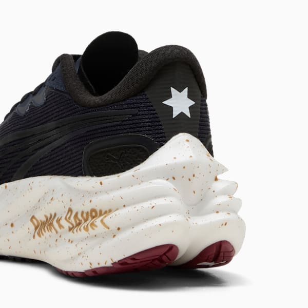 Chaussures de course à pied sur route PUMA x SAYSKY Velocity NITRO™ 4 pour hommes, Dusky Gray-Team Regal Red, extralarge