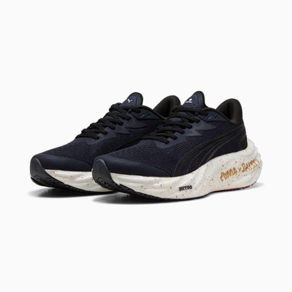 Chaussures de course à pied sur route PUMA x SAYSKY Velocity NITRO™ 4 pour hommes, Dusky Gray-Team Regal Red, extralarge