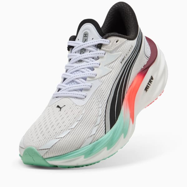 PUMA x HYROX Velocity NITRO™ 4 Running Shoes Women, PUMA White-Mint Melt-Glowing Red, extralarge