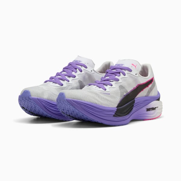 Deviate NITRO™ Elite 3 Digitokyo Women's Road Running Shoes, PUMA White-Dark Amethyst, extralarge