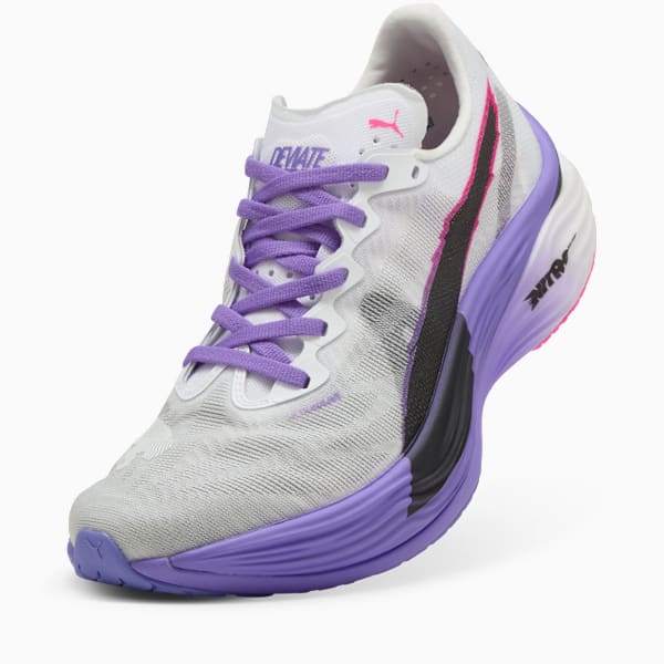 Deviate NITRO™ Elite 3 Digitokyo Women's Road Running Shoes, PUMA White-Dark Amethyst, extralarge