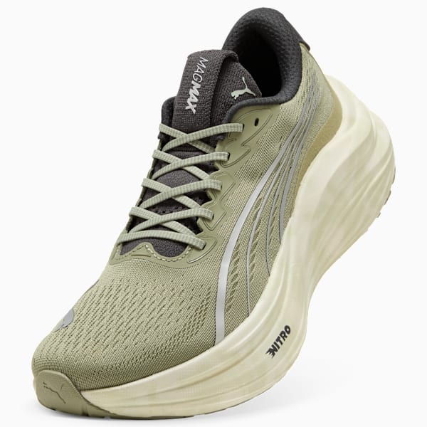 MagMax NITRO™ Terrains Running Shoes Men, Lux Army-Warm White-Dusky Gray, extralarge