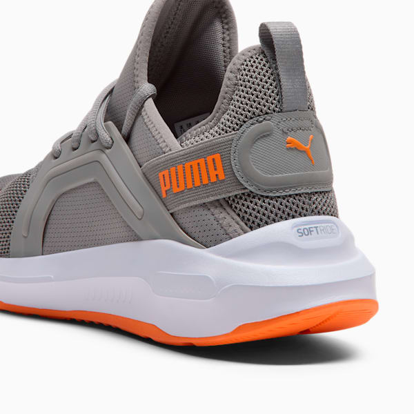 Softride Enzo 5 Men's Wide Running Shoes, Stormy Slate-Orange Glo-PUMA White, extralarge