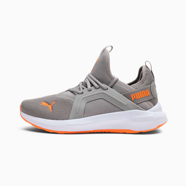 Softride Enzo 5 Men's Wide Running Shoes, Stormy Slate-Orange Glo-PUMA White, extralarge
