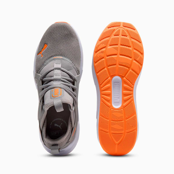 Softride Enzo 5 Men's Wide Running Shoes, Stormy Slate-Orange Glo-PUMA White, extralarge