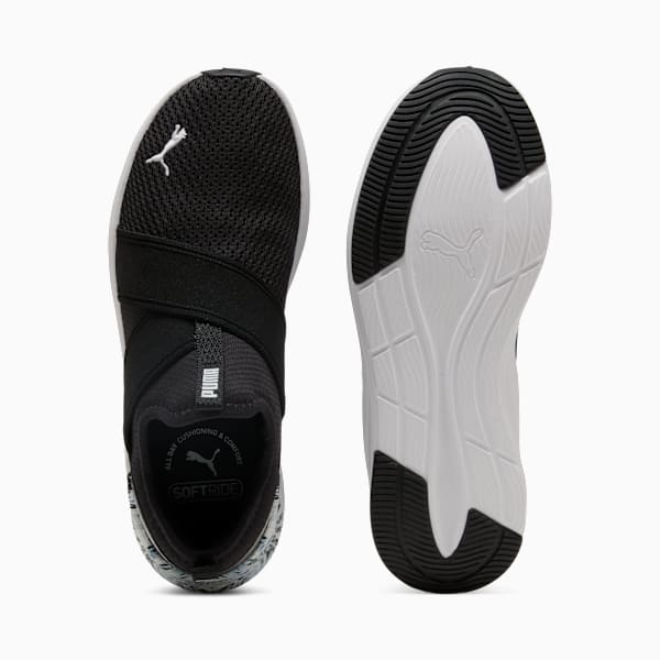 Softride Harli Slip M On Sneakers Women, PUMA Black-Haute Tropic-PUMA White, extralarge