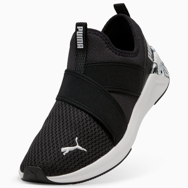 Softride Harli Slip M On Sneakers Women, PUMA Black-Haute Tropic-PUMA White, extralarge