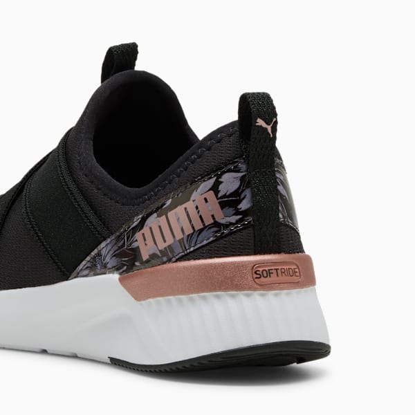 Softride Harli Women's Slip-On Shoes, PUMA Black-Rose Gold, extralarge