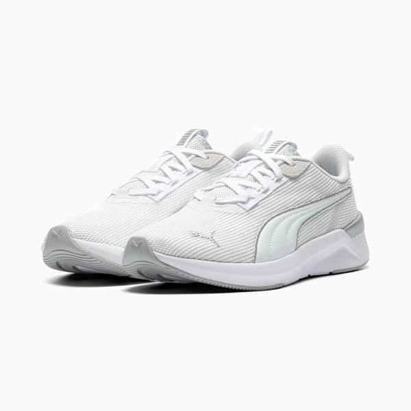 Sneakers métallisées Softride Harli Femme, PUMA White-PUMA Silver-Cool Light Gray, extralarge