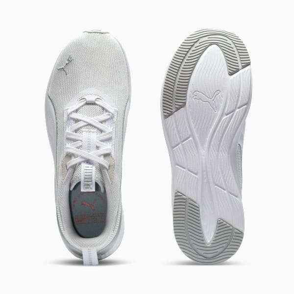 Softride Harli Metallic Sneakers Women, PUMA White-PUMA Silver-Cool Light Gray, extralarge