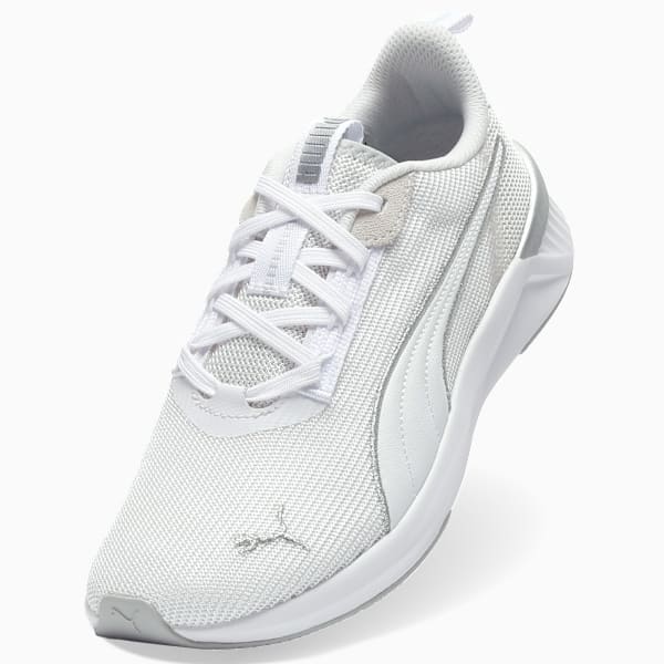 Sneakers métallisées Softride Harli Femme, PUMA White-PUMA Silver-Cool Light Gray, extralarge