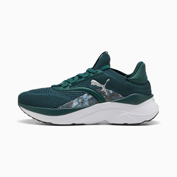 Tenis Softride Mayve Bloom para mujer, Green Terrain-Light Moss-PUMA Silver, extralarge
