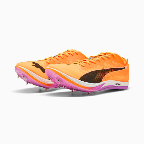 ユニセックス ランニング ロングディスタンス ニトロ エリート 3 陸上スパイク, Sun Stream-Pure Magenta-PUMA Black, extralarge-JPN