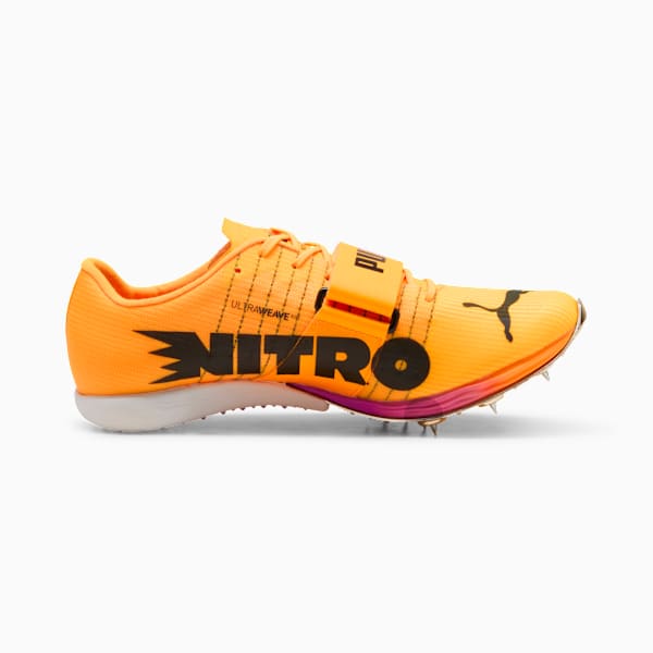 evoSPEED NITRO™ Long Jump Track & Field Sprinting Spikes, Sun Stream-Pure Magenta-PUMA Black, extralarge